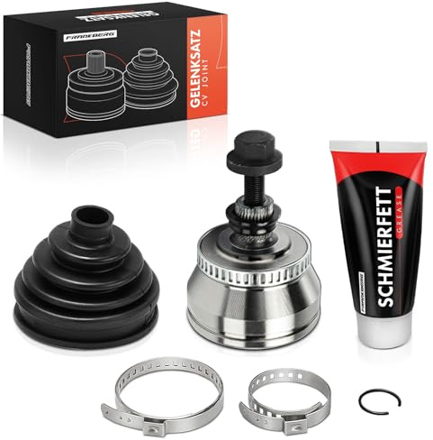 Frankberg Gelenksatz Antriebswelle Vorderachse Replace# 3B0498099B | Kompatibel mit A4 8D2 A4 Avant 8D5 Superb I 3U4 P.a.s.s.a.t 3B2 P.a.s.s.a.t 3B3 P.a.s.s.a.t Variant 3B5