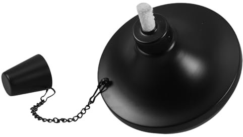 VINTORKY Lámpara De Mesa Refillable De Inoxidable Antorcha Tiki Para Decoración Exterior Para Patio y Jardín Efecto De Luz Suave y Romántica