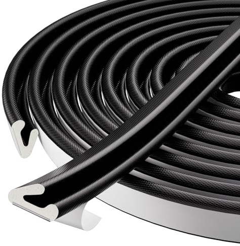 V-Förmige Türdichtung Selbstklebend,10M Schwarz Schaumstoff Fensterdichtung | Türrahmen Fensterdichtung Abdichtungsband Wasserdicht,Schalldämmung Dichtband,Door Seal Zugluftstopper für Türen Fenster