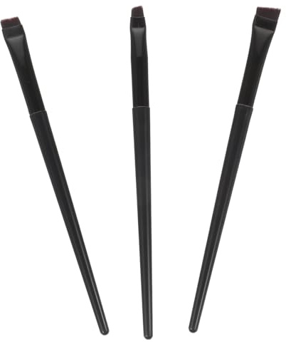 GALPADA 3stücke Eyeliner Pinsel Mit Wimpernpinsel Und Augenbrauenpinsel Für Make-up Kunststoff Bruchfest Und Leicht Für Damen Und Mädchen