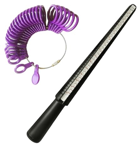 Ring Sizer Uk, Finger Size Measuring Tool, United Kingdom A-Z Sizes, Ring Ruler With Clear Graduations, Used To Measure The Diameter Of A Ring, Unisex Ring Sizer