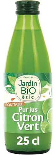 JARDIN BIO ETIC - Jus De Citron Vert Bio 25Cl - Lot De 4 - Vendu Par Lot