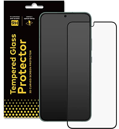 RhinoShield Panzerglas für Samsung Galaxy S22 | 9H-Härte, hohe Transparenz, stoß- und kratzfest, Displayschutzfolie