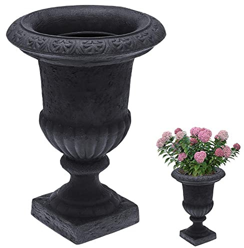 Vilde Blumentopf Blumenkübel Pflanzenkübel Blumenvase für Garten | Außenbereich antik Kelch 54x38,5 cm
