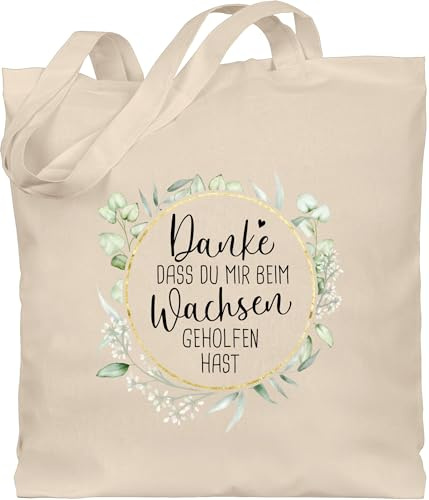 Shirtracer - Baumwolltasche - Erzieherin - Taschen - Danke dass du mir beim Wachsen geholfen hast