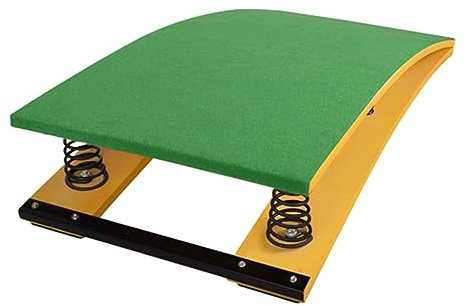 OQOPO Gymnastik-Sprungbrett, Robustes, gebogenes Pro-Sprungbrett, mit Aufprallschutzmatten für Junior-Teenager-Kind-Jugendturner