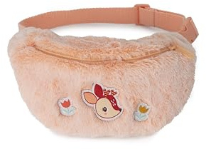 Lilliputiens - Banane Enfant Stella Le Faon - Accessoire en Velours Doux pour Enfant - Sac Banane Pratique pour Ranger Les trésors - Idéal pour Ranger Les trésors des Petits aventuriers - Dès 3 Ans