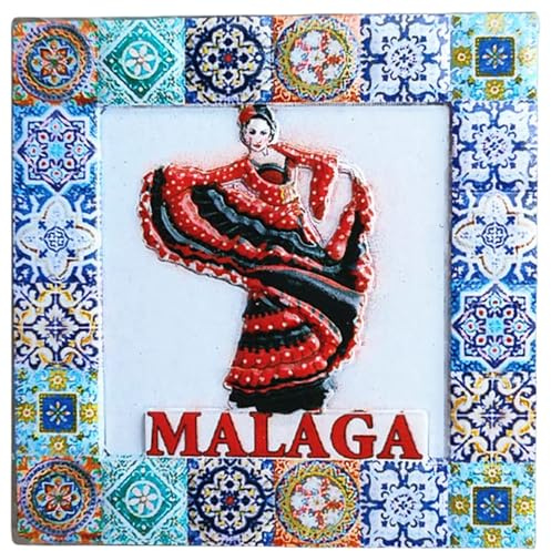 3D-Kühlschrankmagnet Malaga, Spanien, Reise-Souvenir, Kühlschrankmagnet, Dekoration, Bastel-Kollektion