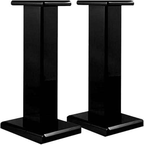 Pieds d'enceintes, Pieds d'enceintes au Sol, Supports d'enceintes de bibliothèque, 1 Paire, Supports for bibliothèque HiFi Home-cinéma et Enceintes Satellites, Supports d'enceintes en Bois