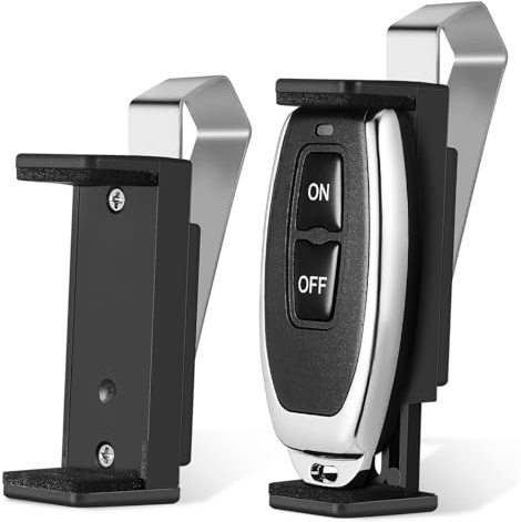 CAXUSD Garage Door Remote Holder 2Pcs Adjustable Sun Visor Clips for Cars Secure Remote Control Bracket Easy Access Visor Mount