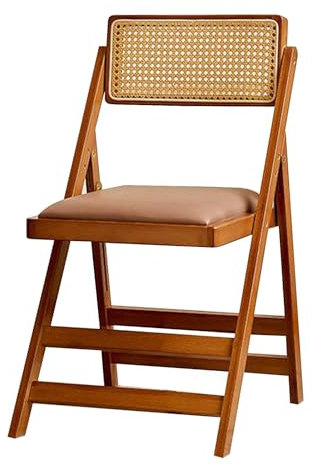 AJYBYUKJ Klappstühle aus Holz für Zuhause, Klappstühle mit Rückenlehne, Klapphocker für Erwachsene, Kücheninsel, Gitarrenladen, Café Beauty Comes