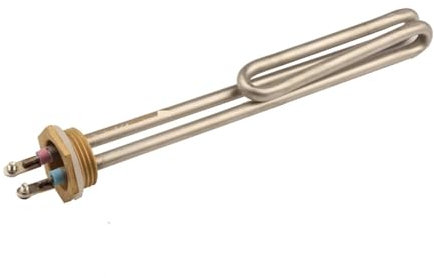 NPQRKJYH Foldback Water Heating Element DN25 BSP Flange - 1KW/2KW/3KW/4KW 1 Brass Thread Electric Heater Accessories Immersion Tubula(4000W 380V)
