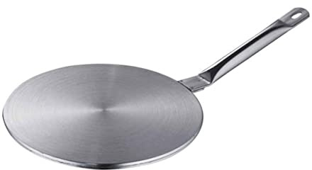 OUNONA Placa Guía Térmica de Acero Inoxidable para Cocina de Inducción, Disco Convertidor de Calor Fácil de Usar Compatible Ollas Cerámicas y Utensilios