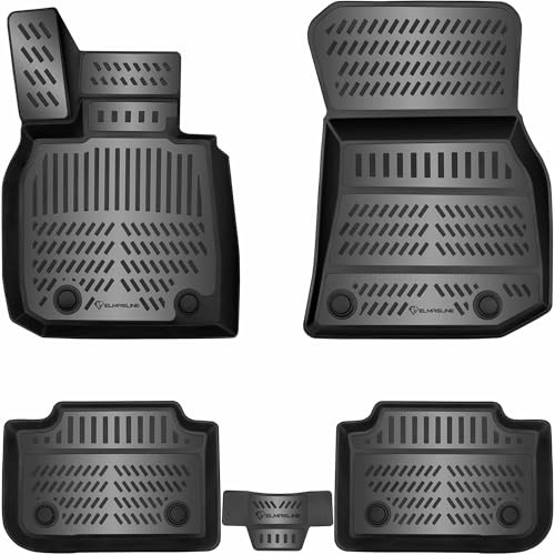 ELMASLINE 3D Gummimatten für BMW X3 (G45) 2024-2026 | Zubehör - Fußmatten mit 5cm Rand