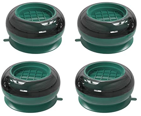 4 Pieces Washing Machine Base Foot Pads Rubber Non Skid for Washing Machine Home Green