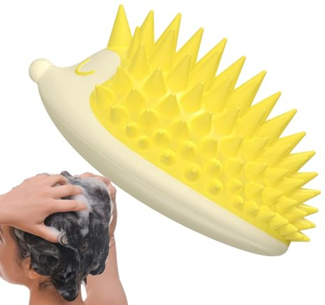 Shampoo-Bürste – Silikon-Igel-Kopfhaut-Peeling | Weiche Kopfhautschrubber-Haarbürste Für Den Nass- Trockengebrauch, Stressabbau Haarpflege, Dusche, Massage, Haarwuchs Schuppenentfernung
