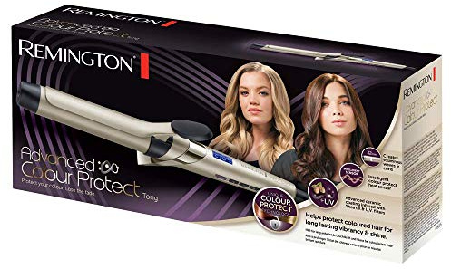 Remington CI 8605 Utensilio de peinado Rizador de pelo Caliente Champán 3 m - Moldeador de pelo (Rizador de pelo, Caliente, 210 °C, Champán, 3 m, 370 mm)