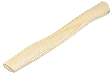 sourcing map Wood Replacement Handle 15 Inch Long Curved Replaceable Handle for Axe Hammer Oval Eye