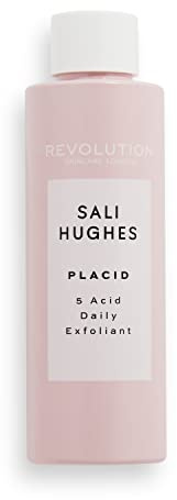 Revolution Skincare London, Sali Hughes, Placid 5-Acid Daily Exfoliant, Exfoliateur Du Visage, 150 ml