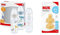 NUK First Choice+ Baby Bottles Set | 0-6 Months | Temperature Control | Anti Colic Vent | 300 ml & First Choice+ Baby Bottle Teat, 6-18 Months, Latex with Large Feed Hole, Anti-Colic, 2 Count