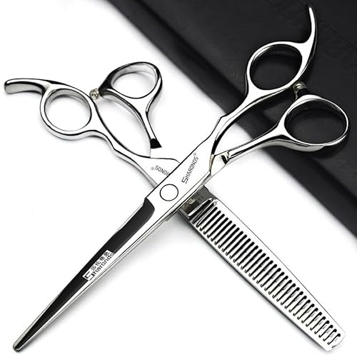6.5/7/7,5 tum professionell frisörsax, rostfritt stål vass frisörsax, Ruby frisörsax (6,5 tum 2 st)