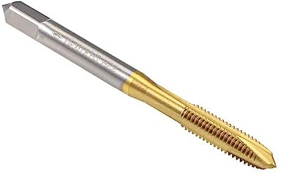 MACHSWON Taraud de filetage à pointe en spirale pour perçage et taraudage en aluminium, acier ordinaire, métaux non ferreux et plastiques durs H2 3 cannelures HSS métrique vis tarauds UNC 1/4-20 1