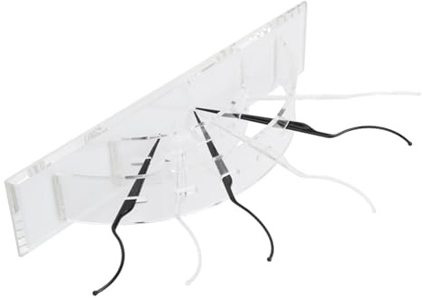6 Pièces Support de Bâton D'affichage de Faux Cils Outil Applicateur Extensions de Cils 3D Essayer des Bâtons, Support de Pince à épiler pour Extension de Cils