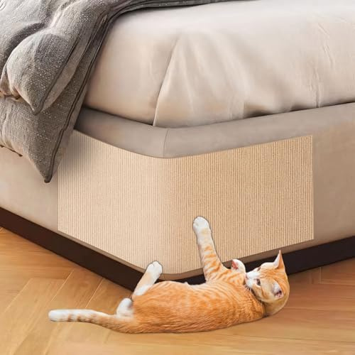 ENONCI Katzen Kratzmatte, Kratzmatte Selbstklebend, Katzenkratzschutz für Sofa Teppich, Anti-Kratz-Möbelschutz, Wiederverwendbarer Couch-Schutz für Haustiere