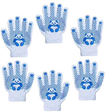 Parliky 3paare Schutzhandschuhe Arbeitshandschuhe Für Junge Mädchen Junge Mädchen Gartenhandschuhe Aus Polyester-baumwolle Praktische Handschuhe Mit Handschutz