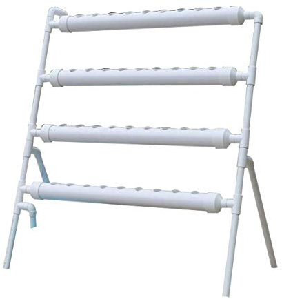 PTSZNGS Balkon-Anbausystem Hydroponisches Anbauset 36 Löcher mit Pumpe