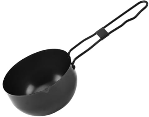 Cabilock Kleiner Eisenkochtopf Schmortopf Aus Gusseisen Für Outdoor Küche Mit Griff Energiesparend Vielseitig Einsetzbar
