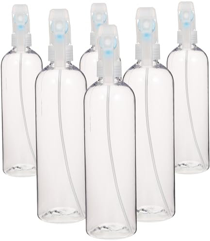 NOLITOY 6piezas Botella De Spray Vacía De Pulverizadores Rellenables Para Riego y Barbería Botellas Pulverizadoras De Jardinería De Material Pet