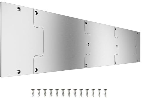 Trittplatte für die Haustür, Metall-Türschutzplatte, kratzfeste Edelstahl-Schutzplatte für Badezimmer, Wohnzimmer