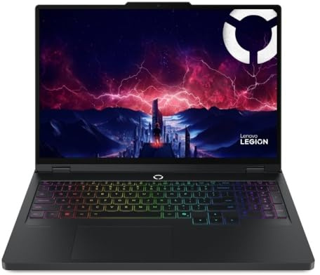 Lenovo Legion Pro 5 16AFR10 Gaming Laptop, 16 WQXGA OLED 2560x1600, AMD Ryzen 9 9955HX, 32GB DDR5 RAM, 1TB SSD, NVIDIA GeForce RTX 5070 8GB, Wi-Fi 7, Win 11 Home, Eclipse Black – 83F20003UK