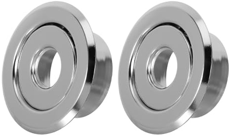 FUTUREORYY Lot de 2 Rosaces Métalliques de Finition 24 Mm pour Tête D'arrosage Automatique, Couvercles Résistants à Haute Température, Compatibles Système Sprinkler, Décorations
