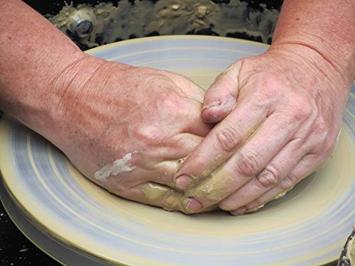 Home Comforts Crock Pottery Potter's Wheel-20 Inch By 30 Inch Laminated Poster With Bright Colors And Vivid Imagery-Fits Perfectly In Many Attractive Frames