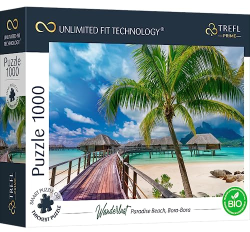UFT Puzzle 1000 - Wanderlust: Paradise Beach, Bora-Bora