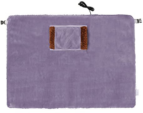 Petite couverture en flanelle avec poche USB pour les mains, jeté de lit chauffant électrique lavable doux et chaud pour l'hiver, protection des genoux et des jambes, pause déjeuner, 60x80 cm