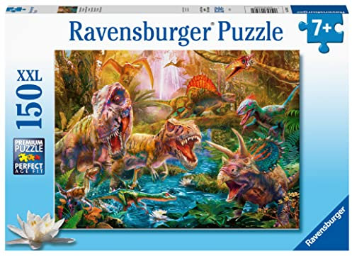 Ravensburger Kinderpuzzle - 13348 Versammlung der Dinosaurier- 150 Teile Puzzle für Kinder ab 7 Jahren