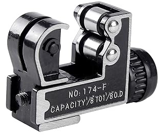 Sharp-tec 3-28mm Mini Pipe Cutter, Adjustable Tube Cutting Tool with Zinc Alloy Body, Copper Pipe Cutter for Plumbing & DIY
