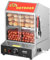 VEVOR Hot Dog Dampfgarer, 27 L, 2-stufiger Hütten-Dampfgarer, Elektrischer Brötchenwärmer Mit Schiebetüren Aus Gehärtetem Glas, Trennplattenzange, Edelstahl, Für Brötchen