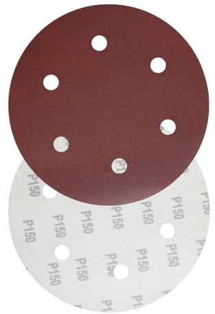 MAXXT 225mm Trockenbauschleifer Schleifpapier #150 25 Stück Klett-Schleifscheiben - Aluminiumoxid | Für MAXXT Elektrischer Faltbarer Trockenbauschleifer R7202-F