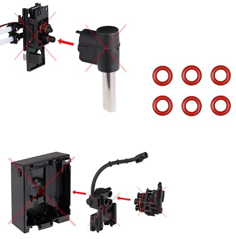Wartungssatz Dichtung O-Ringe kompatibel mit Siemens EQ 9 EQ 7 & Bosch VeroProfessional VeroBar Gaggenau CM Kaffeemaschinen für Kaffee Auslauf & Milchaufschäumer von Snapworld-Kaffee (Set-50)