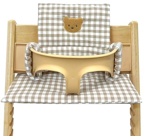 Stokke Tripp Trapp Barnstol, sittdyna Söt Grafik, Komfortabel Enkel Rengöring, Maskintvättbar (B)