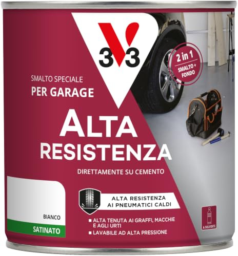 V33 Smalto Pavimenti Alta Resistenza Bianco 0,5L