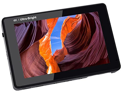 Qukaim LUT7 Écran Tactile 7 Pouces Moniteur Champ 2200 Nits 4K Full HD 1920x1200 IPS Display pour SLR Camera et Vidéo Surveillance