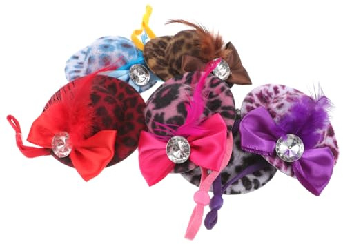 ibasenice 6pièces Mini Chapeaux De Poule Décoratifs Chapeau Forme pour Perroquet Volaille Chat Poulet Fournitures pour Poule