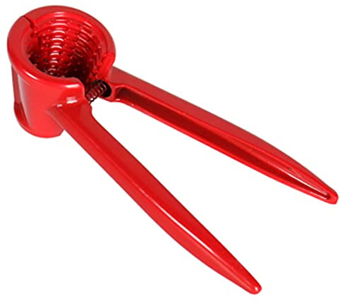 DUMRALBQE Cascanueces Pinza for nueces pecanas Tipo Embudo, utensilio doméstico for descascarar para Herramientas del Hogar(Rouge)