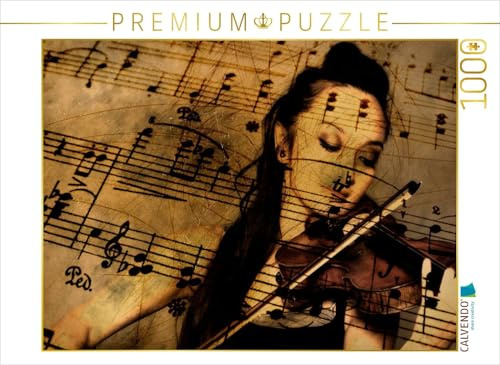 CALVENDO Puzzle EIN Motiv aus dem Kalender Geige - Bühne frei für EIN Reichtum an Klangfarben | 1000 Teile Lege-Größe 64 x 48 cm Foto-Puzzle für glückliche Stunden