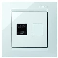 Symonbrique 0 prise Radio-TV intermédiaire aluminium Simon 15